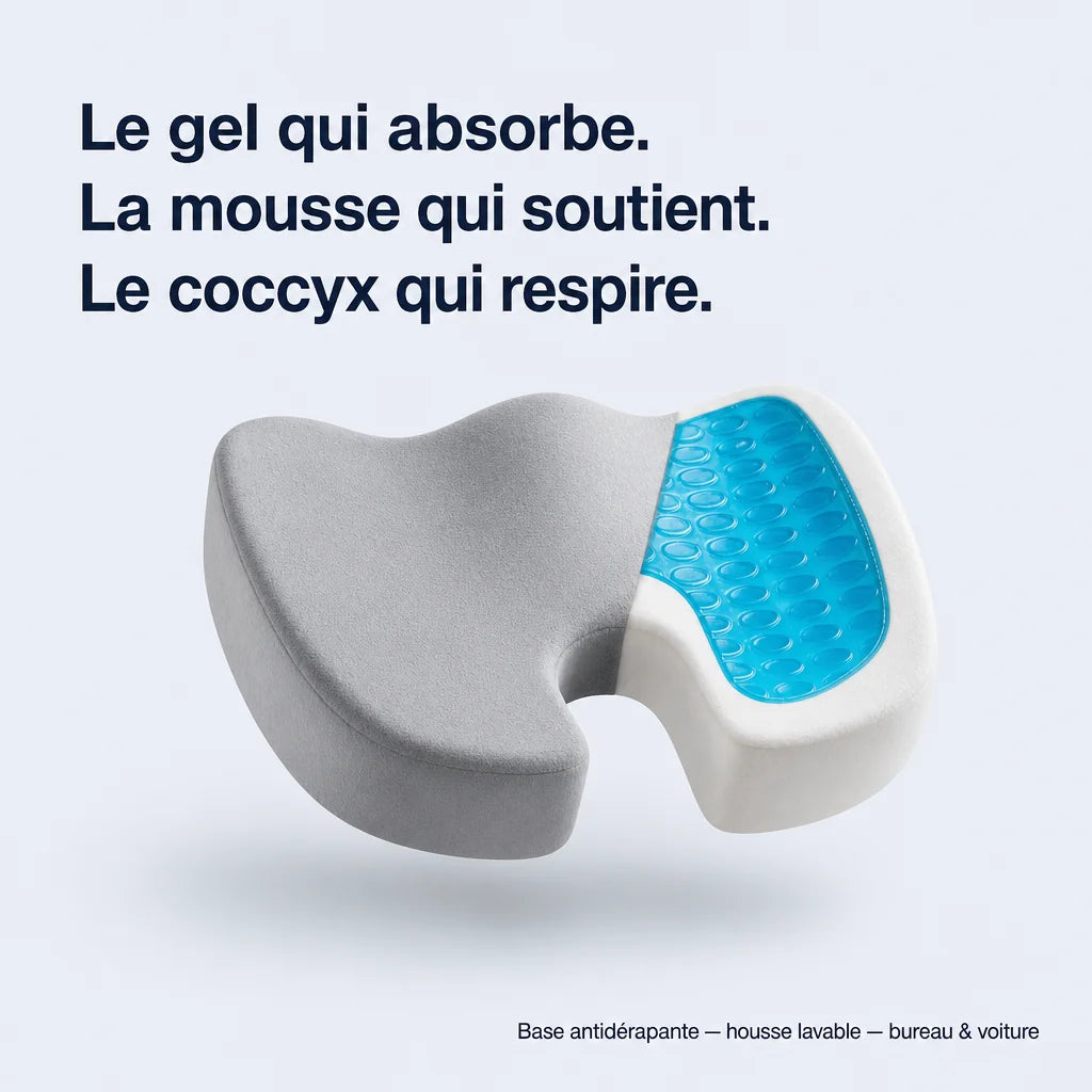Coussin d'assise en gel