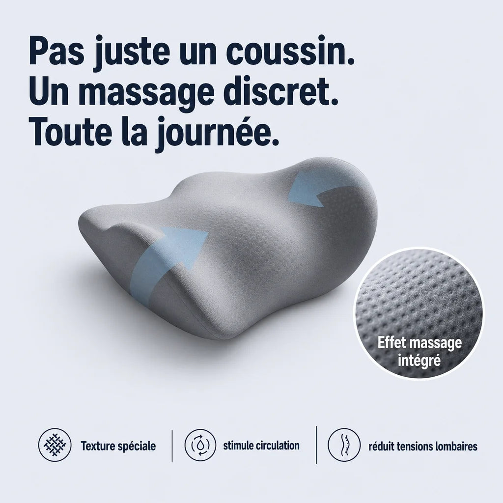 Coussin lombaire siège bureau