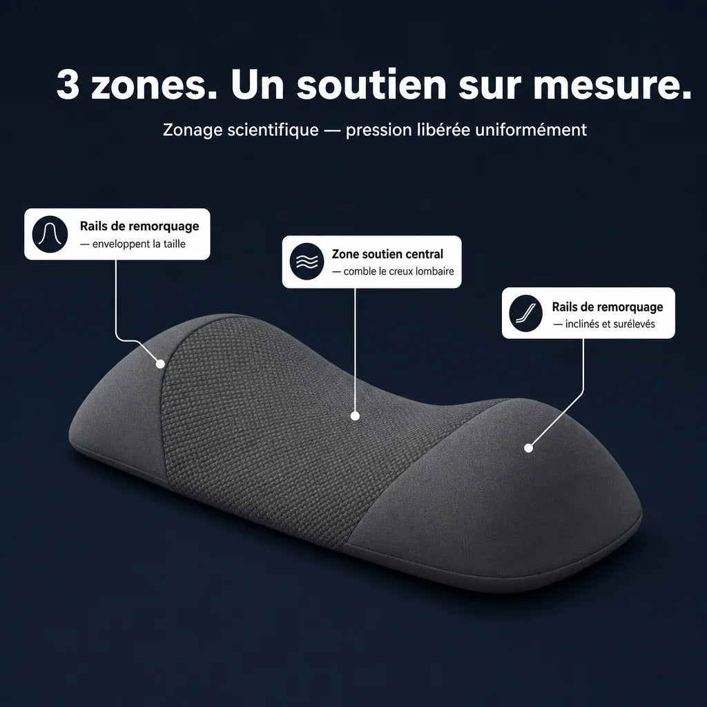 Coussin lombaire confortable