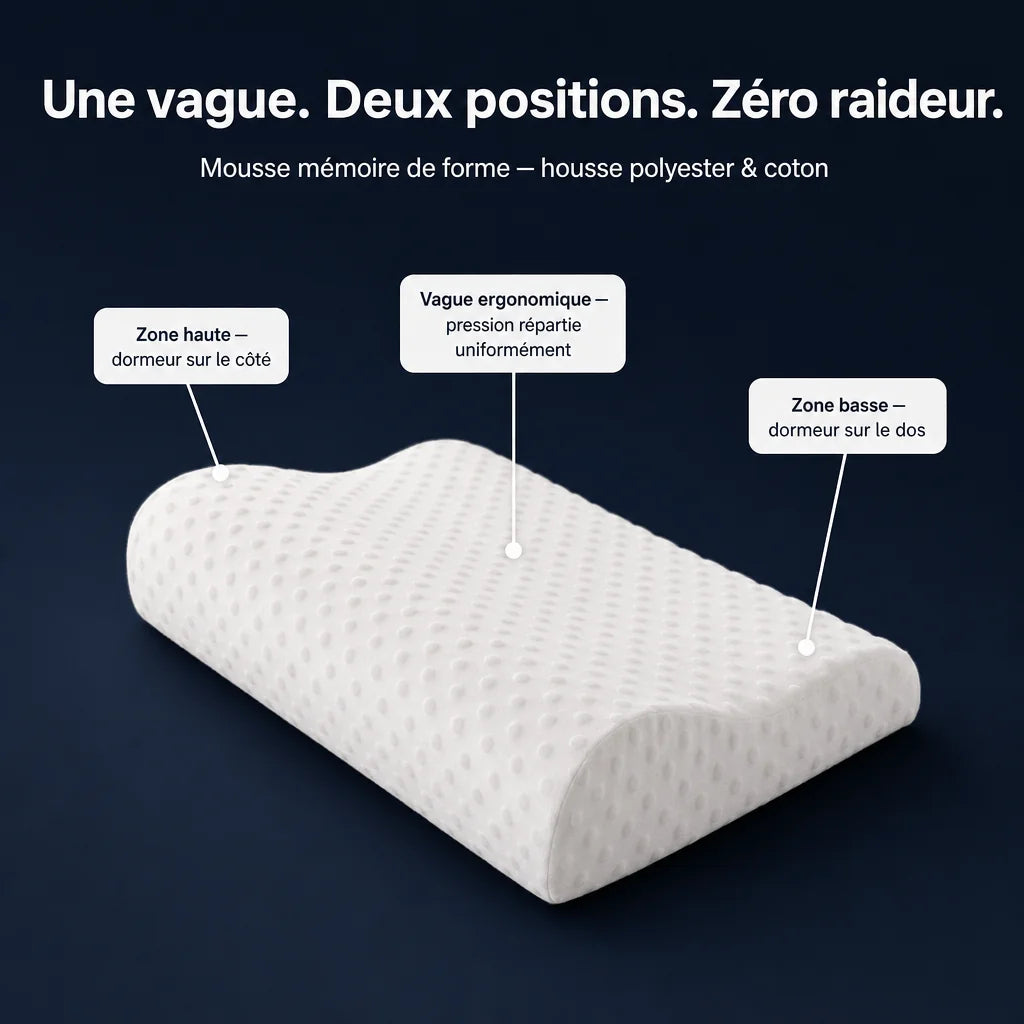 Oreiller orthopédique