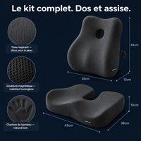 Coussin d’assise ergonomique premium