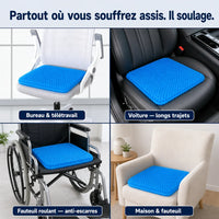 Coussin gel pour confort fessier