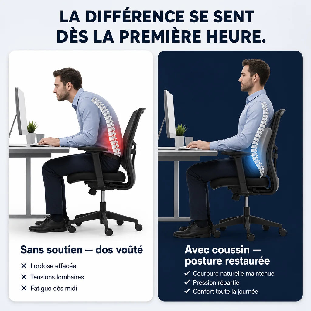 Coussin lombaire pour chaise