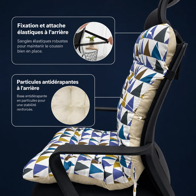 Coussin ergonomique avec dossier