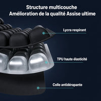 Coussin de siège ergonomique noir
