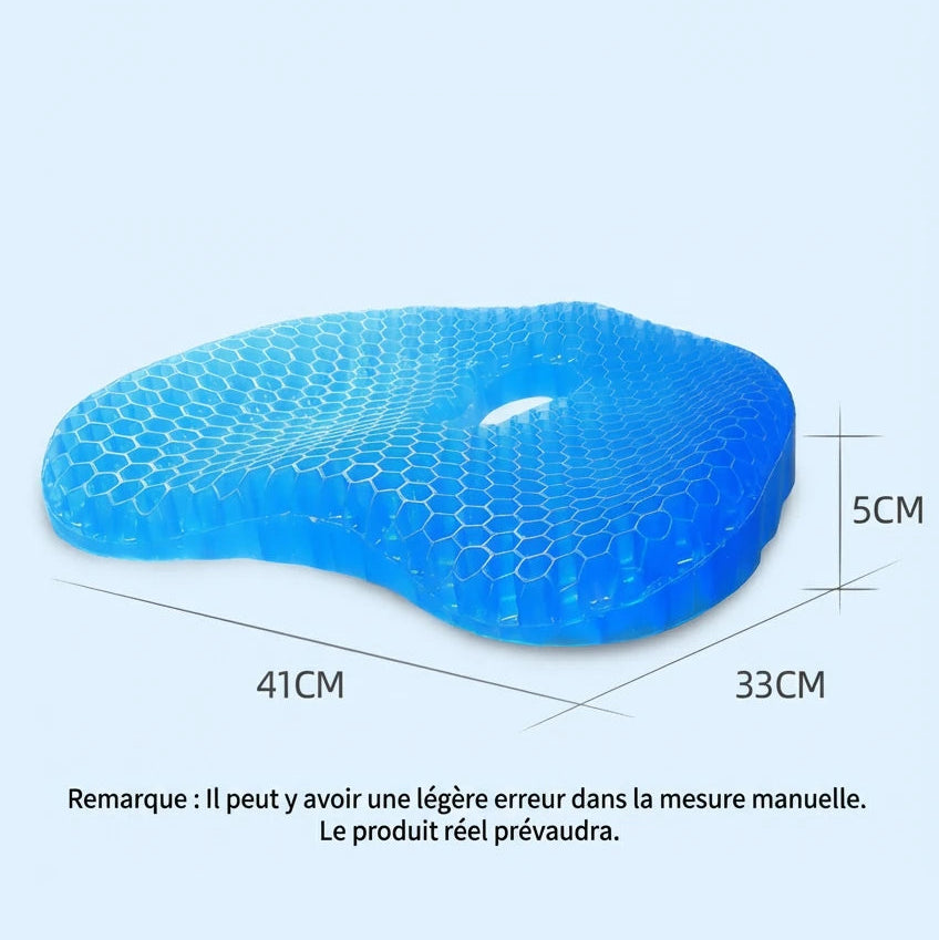 Coussin en gel alvéolé