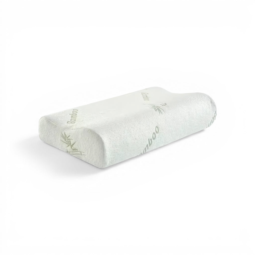 Oreiller à mémoire de forme bambou cervical orthopédique pour sommeil réparateur