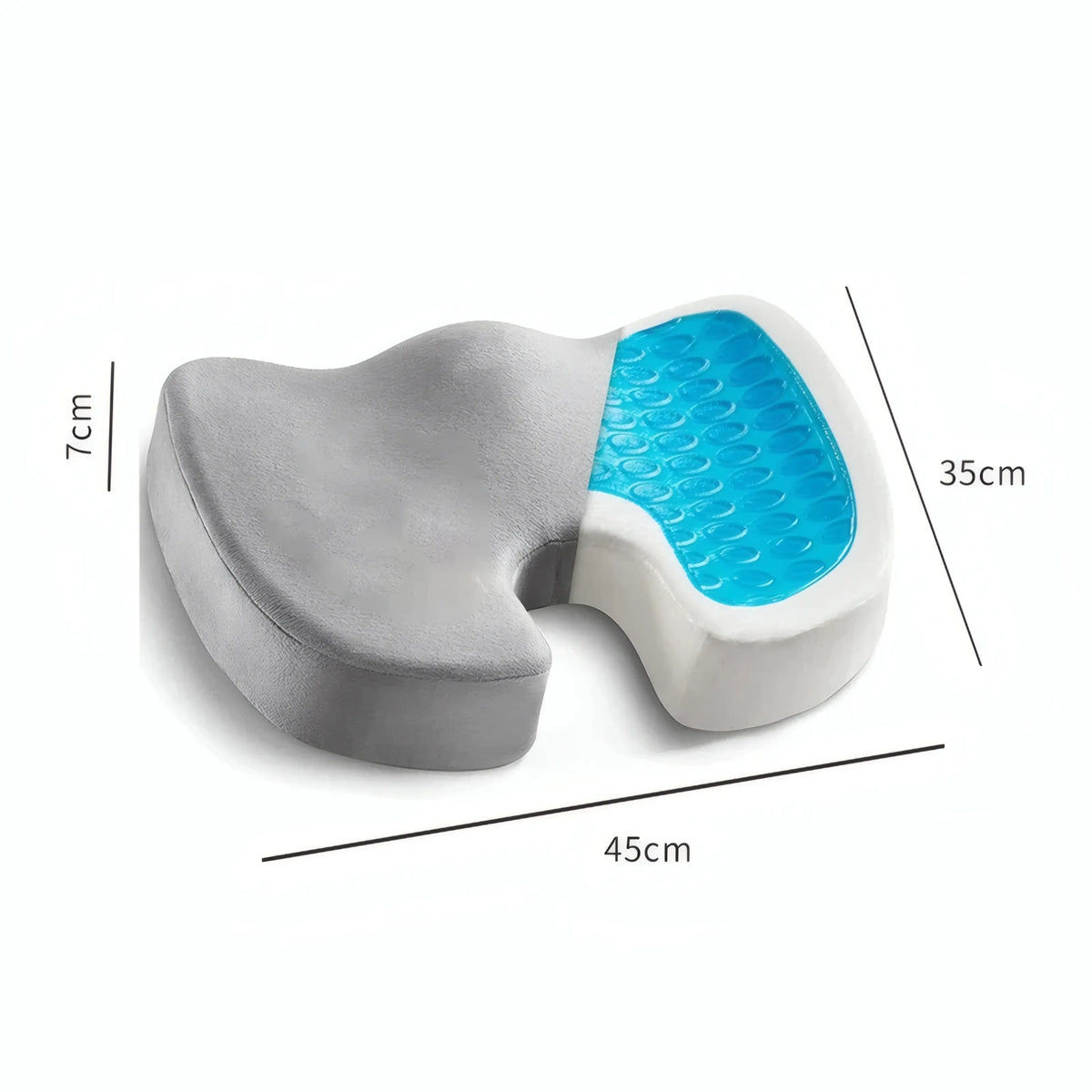 Coussin d'assise en gel