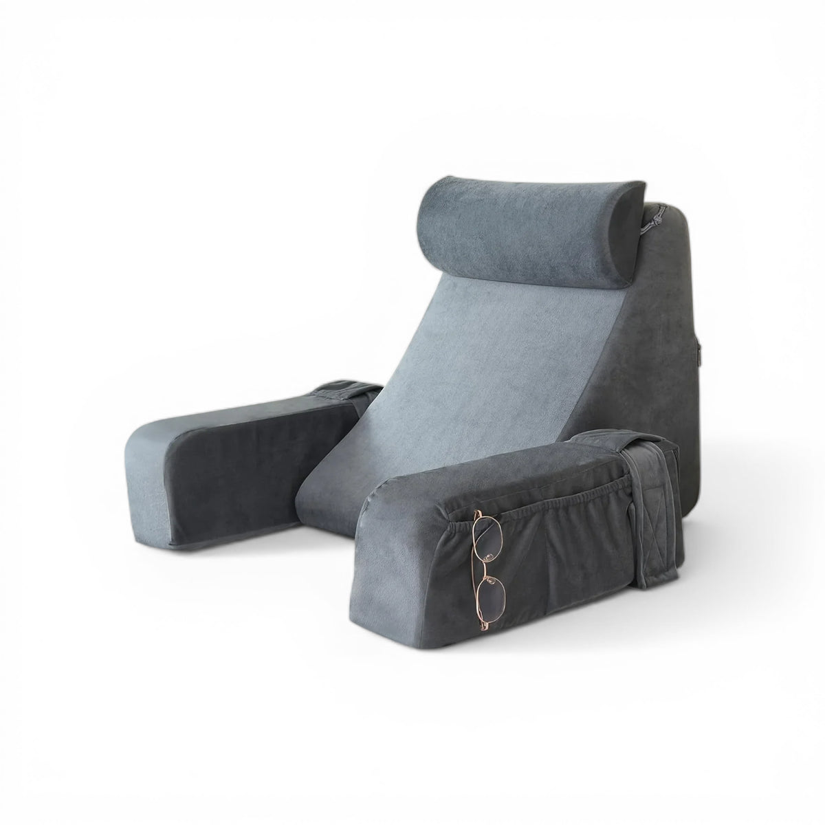 Coussin de lecture avec accoudoirs