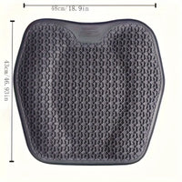 Coussin d’assise en gel noir