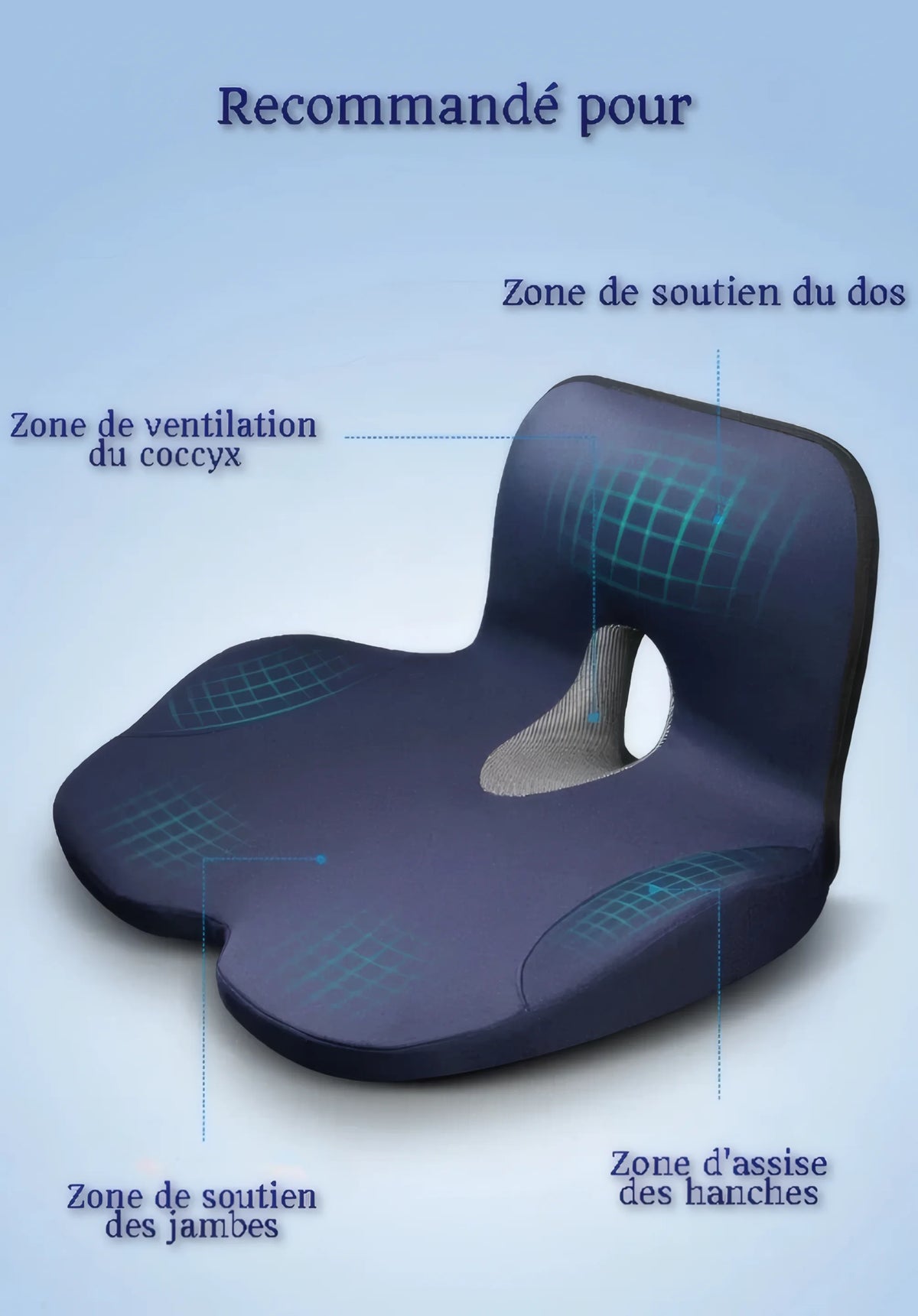 Coussin d’assise en L