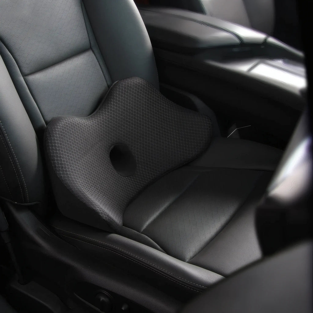 Coussin lombaire noir pour voiture