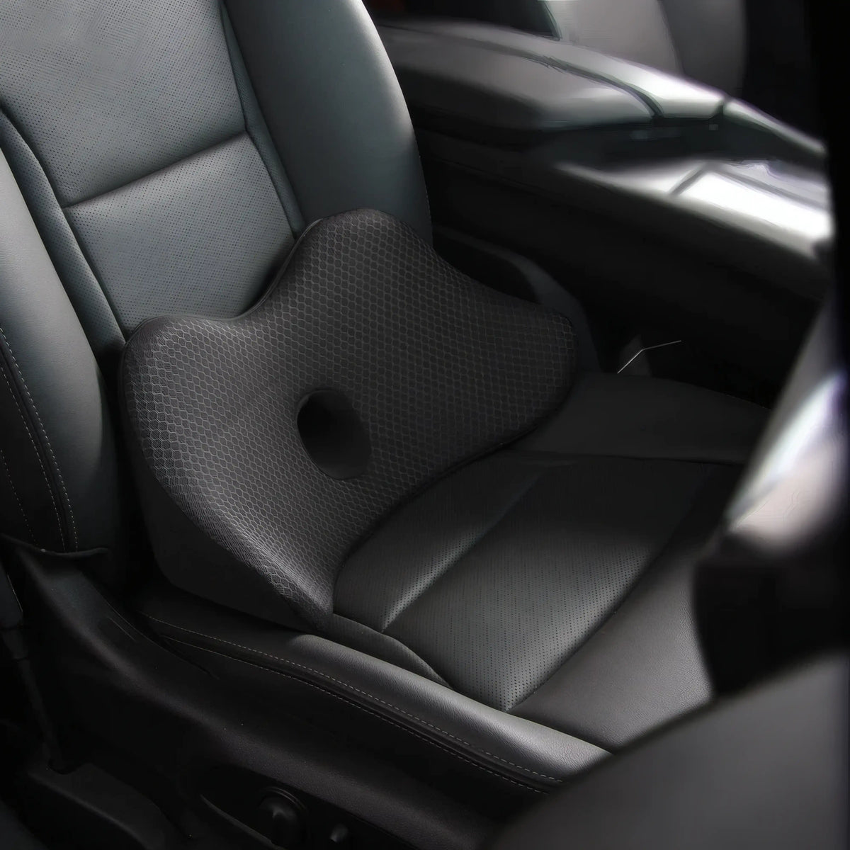 Coussin lombaire noir pour voiture