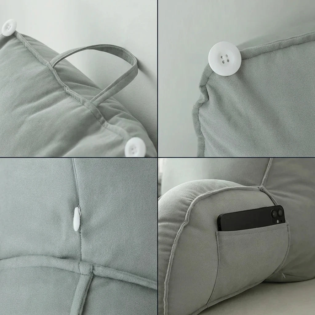 Coussin de lecture tête de lit