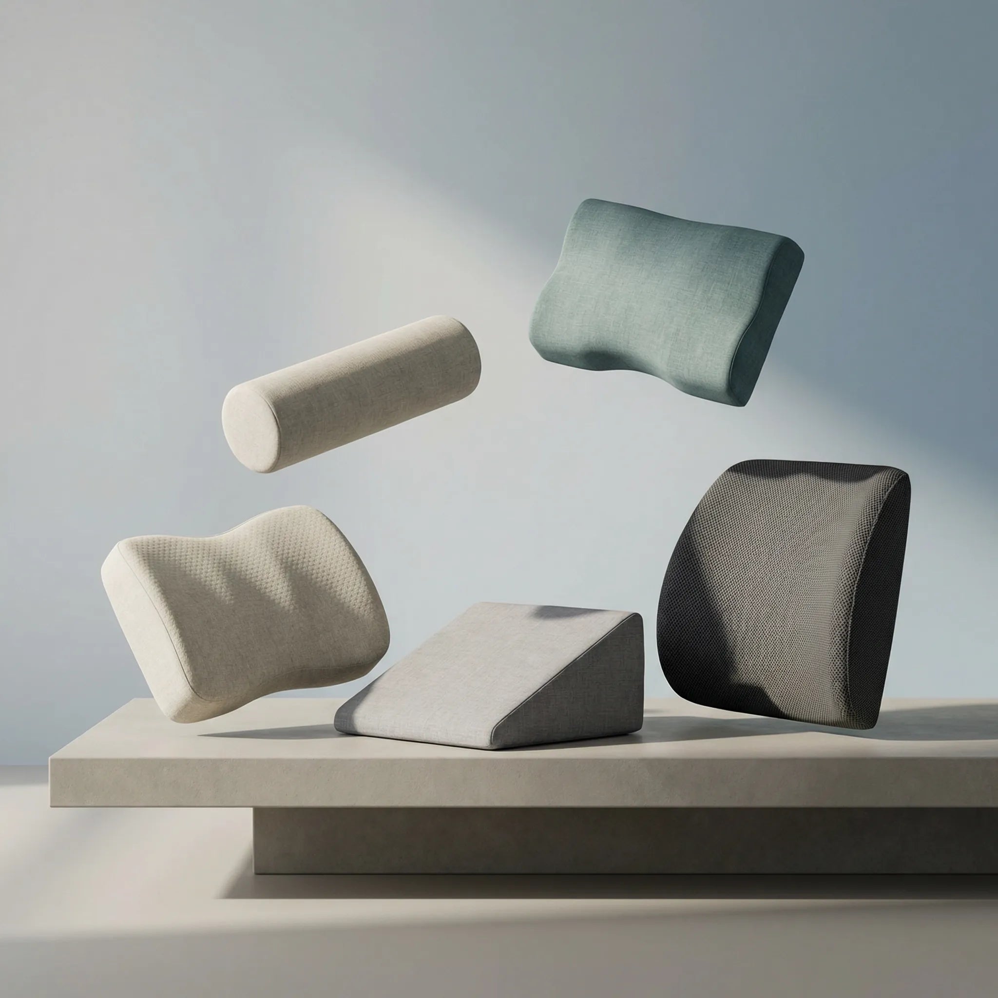 Douleur au dos avant coussin ergonomique